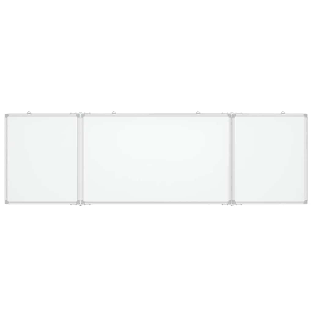 Magnetisk whiteboard hopfällbar aluminium