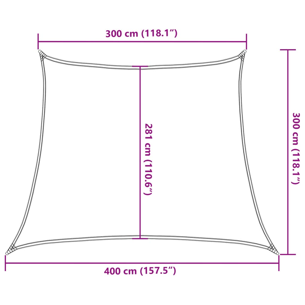 Solsegel m² trapezoid 3