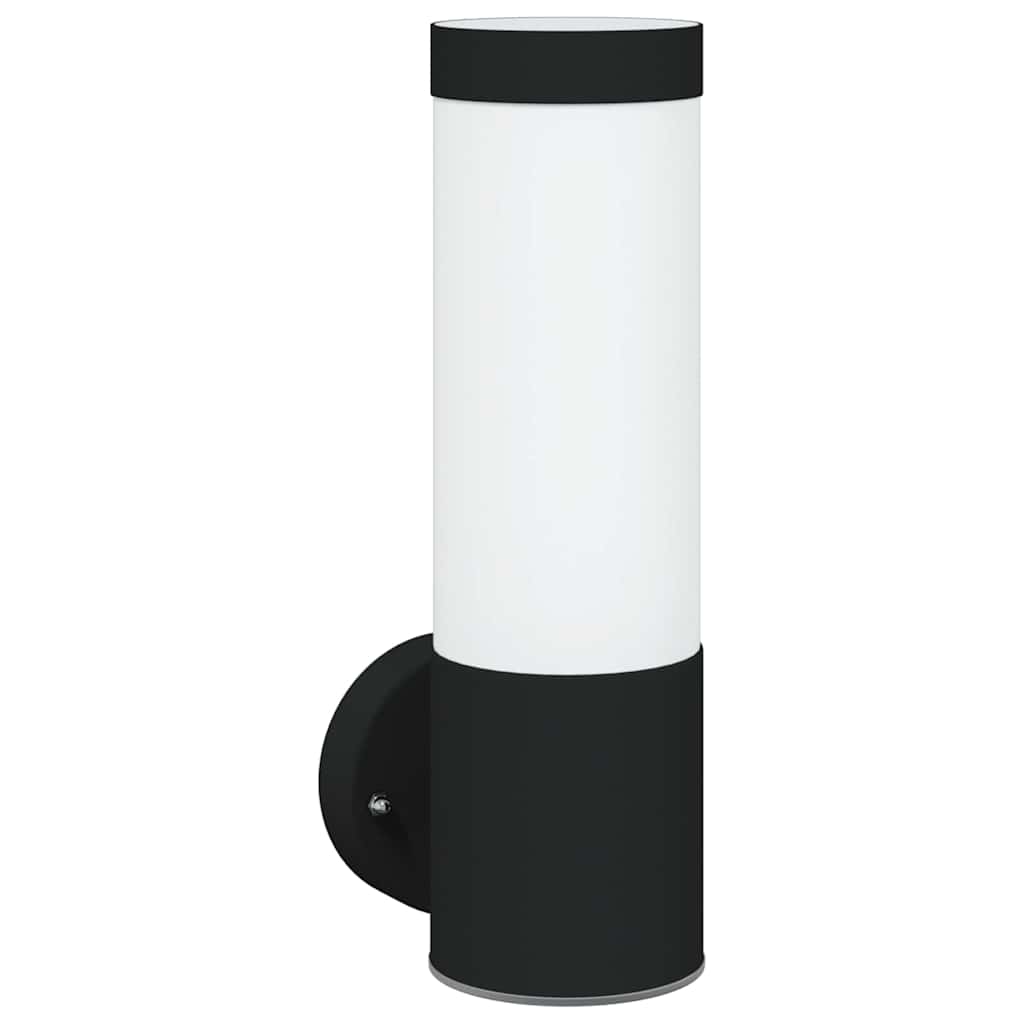 Utomhus Vägglampa Svart Stål