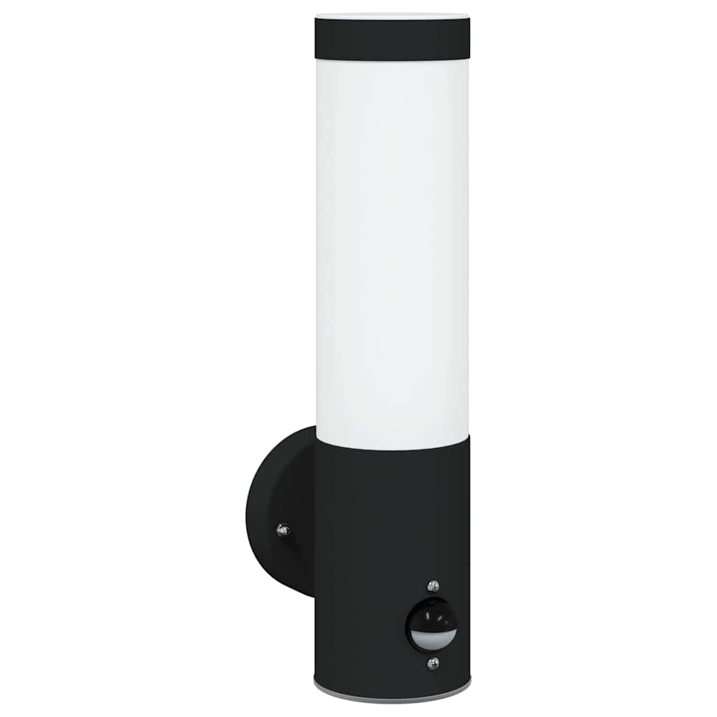 Utomhus Vägglampa Svart Stål