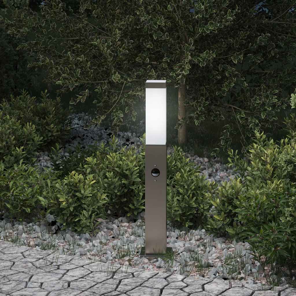 Pollare Med Sensor Rostfritt Ip44