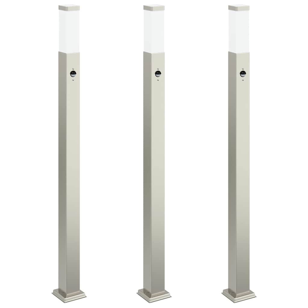 Pollare Med Sensor Rostfritt Ip44