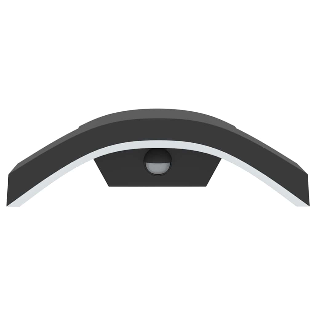Utomhusvägglampa LED med sensor gjuten aluminium