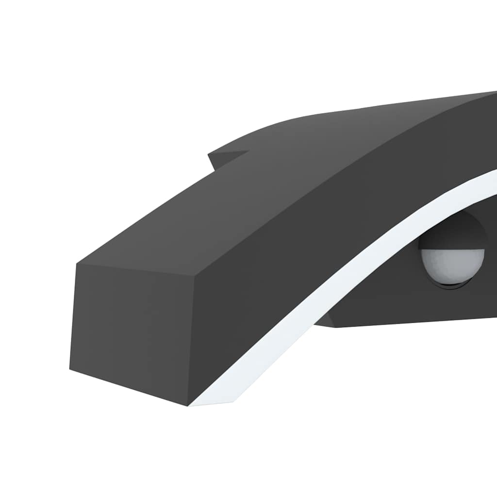 Utomhusvägglampa LED med sensor gjuten aluminium