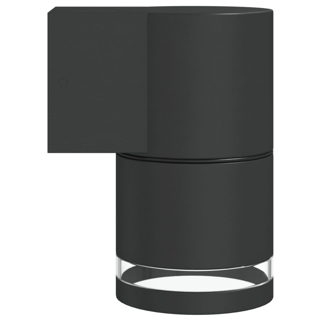 Utomhusvägglampor 2 st gjuten aluminium