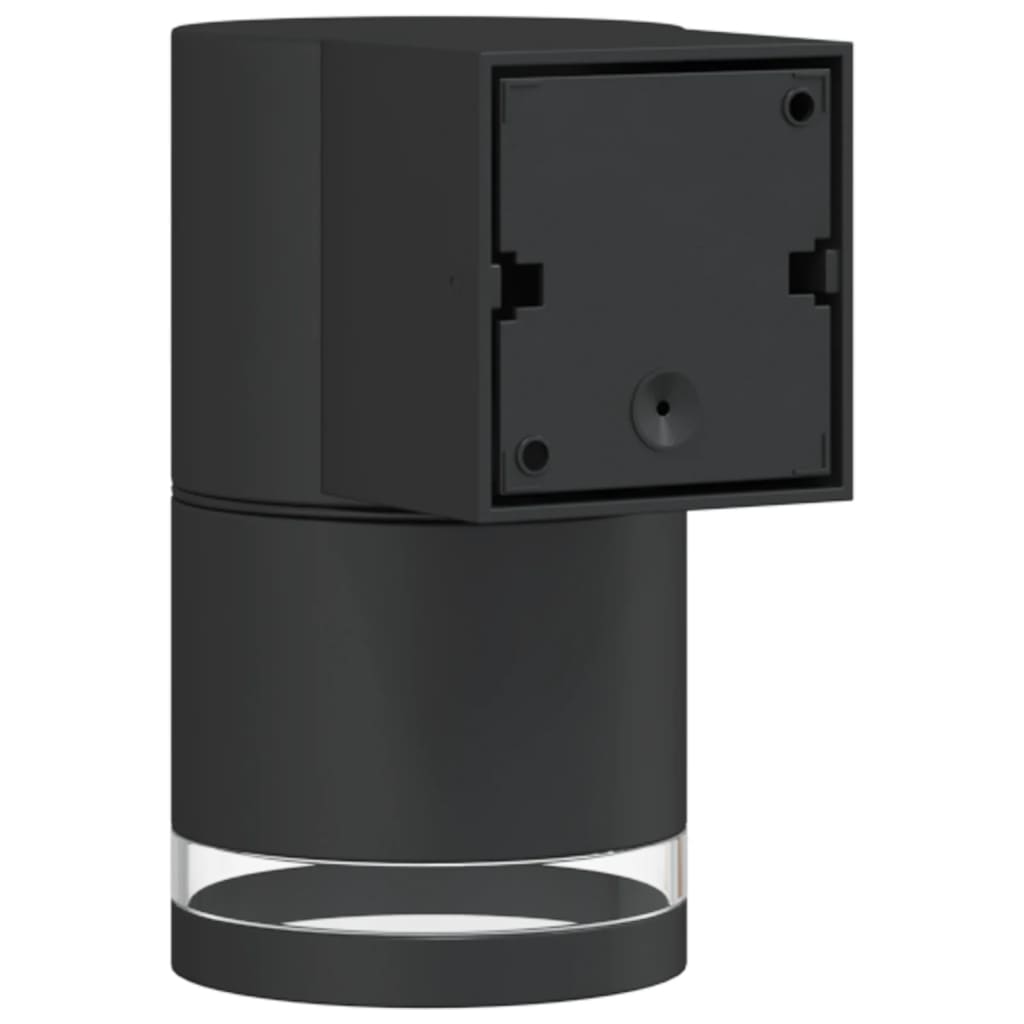 Utomhusvägglampor 2 st gjuten aluminium