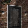 Utomhusvägglampor 2 st gjuten aluminium