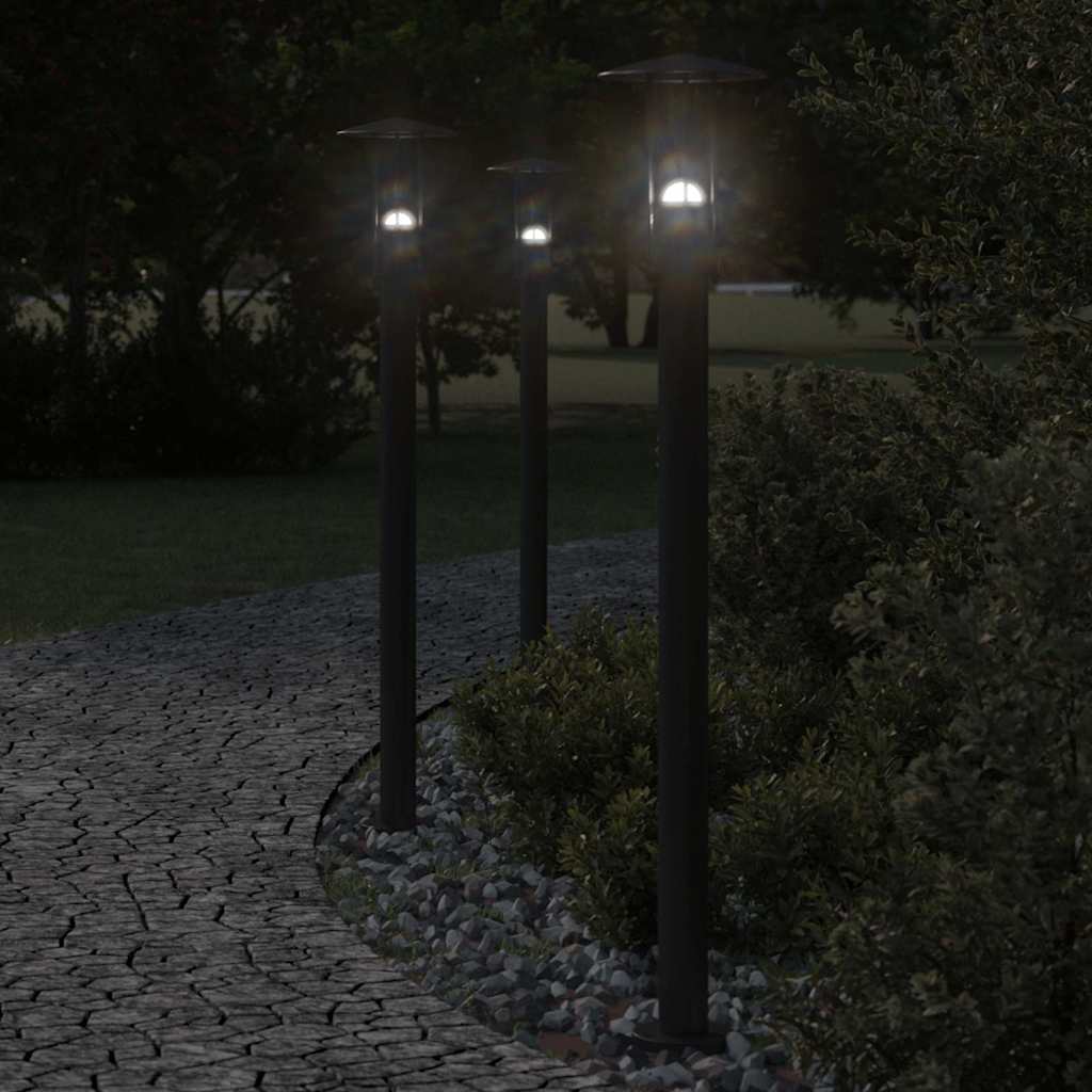 Utomhusgolvlampa 80 cm rostfritt stål