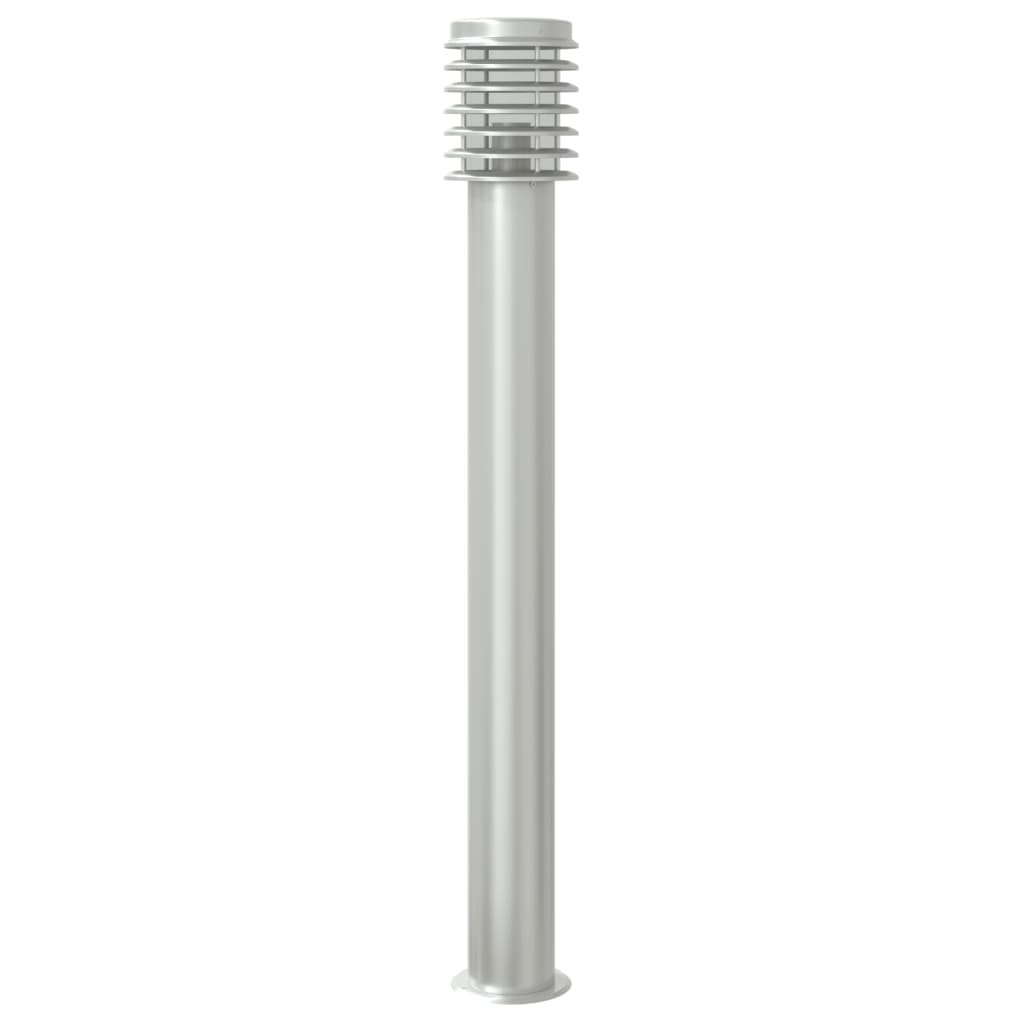Utomhusgolvlampor 3 st 110 cm rostfritt stål