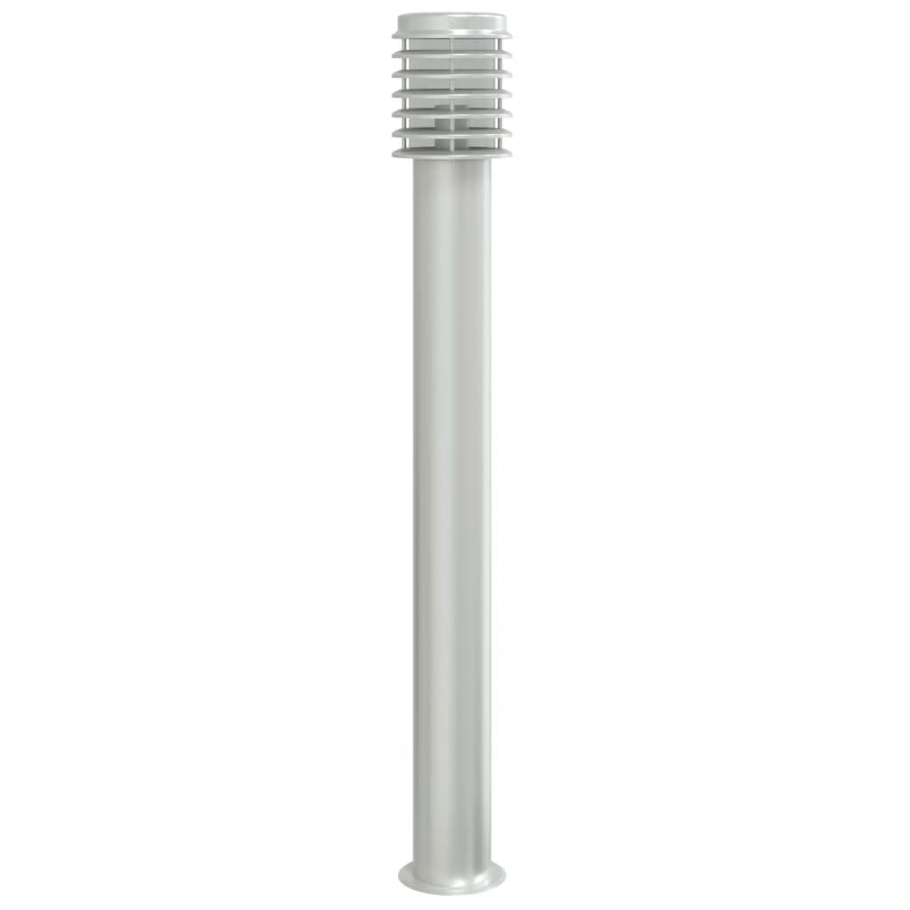 Utomhusgolvlampor 3 st 110 cm rostfritt stål