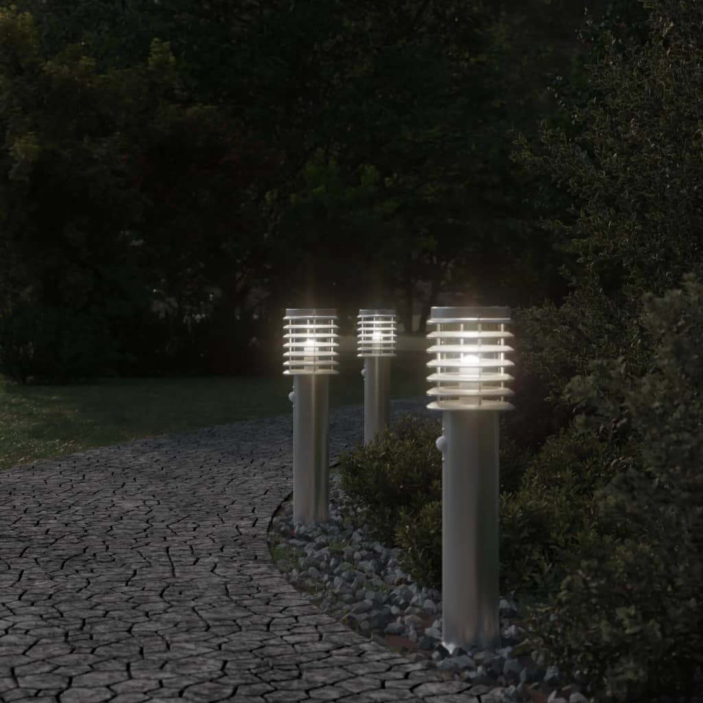 Utomhusgolvlampa med sensor rostfritt stål