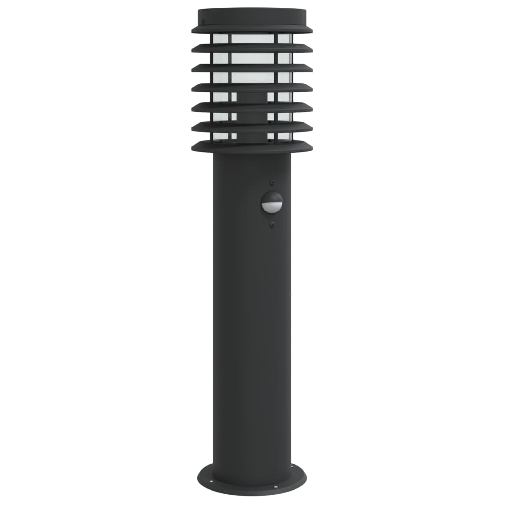 Utomhusgolvlampa med sensor 60 cm rostfritt stål