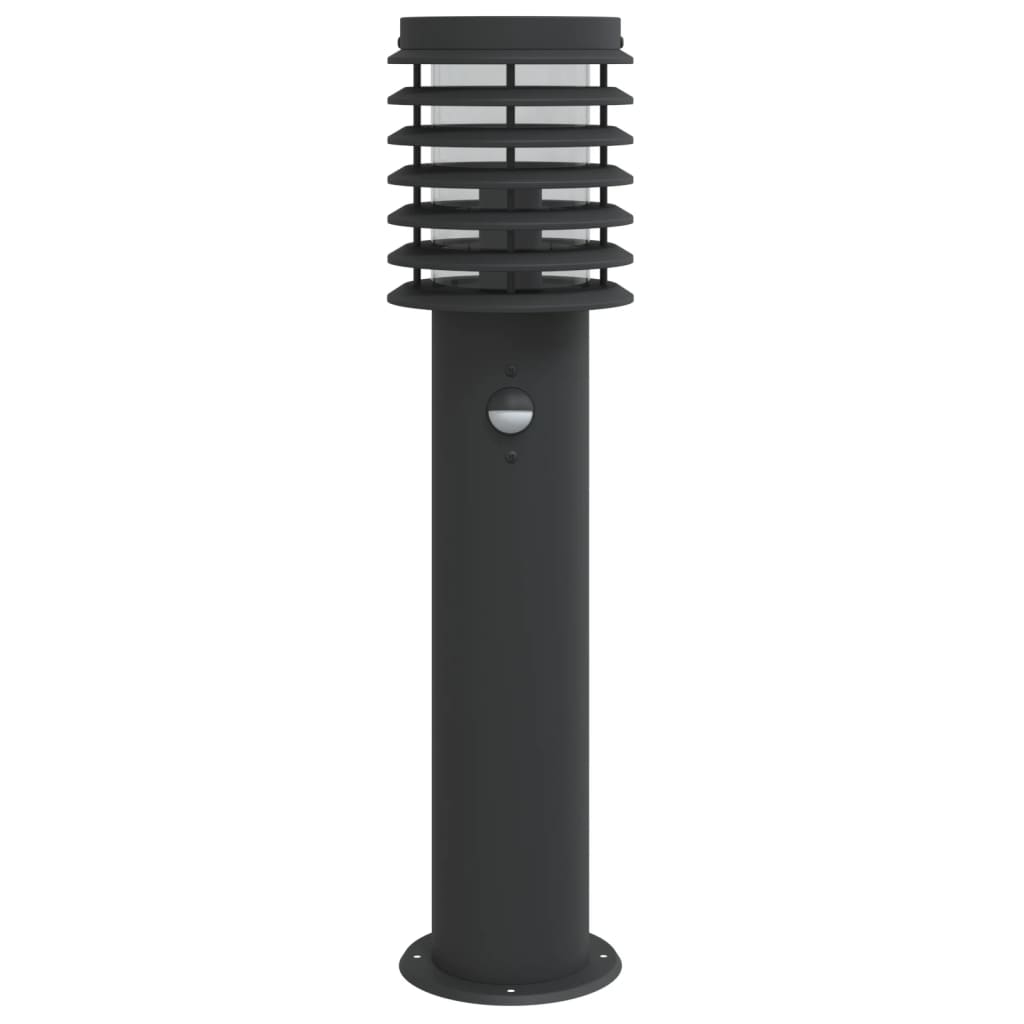 Utomhusgolvlampa med sensor 60 cm rostfritt stål