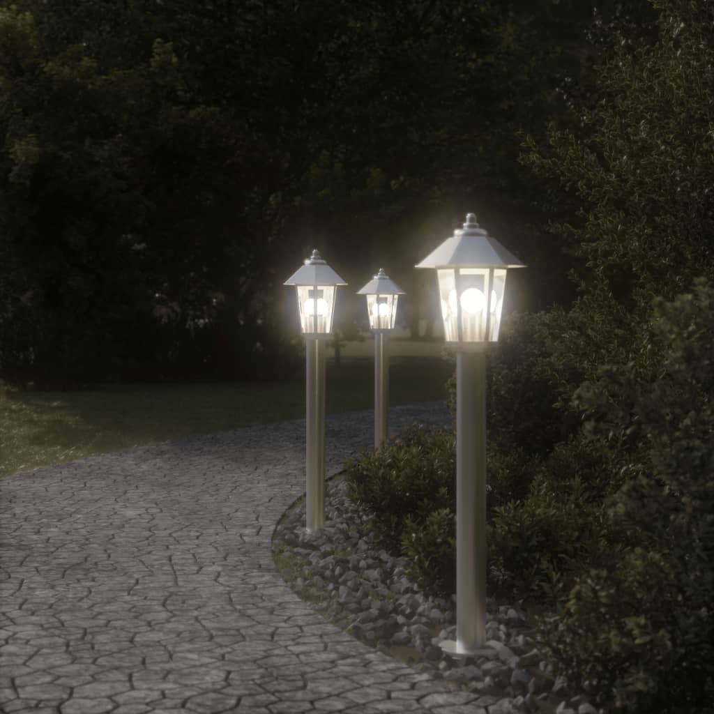 Utomhusgolvlampa 80 cm rostfritt stål