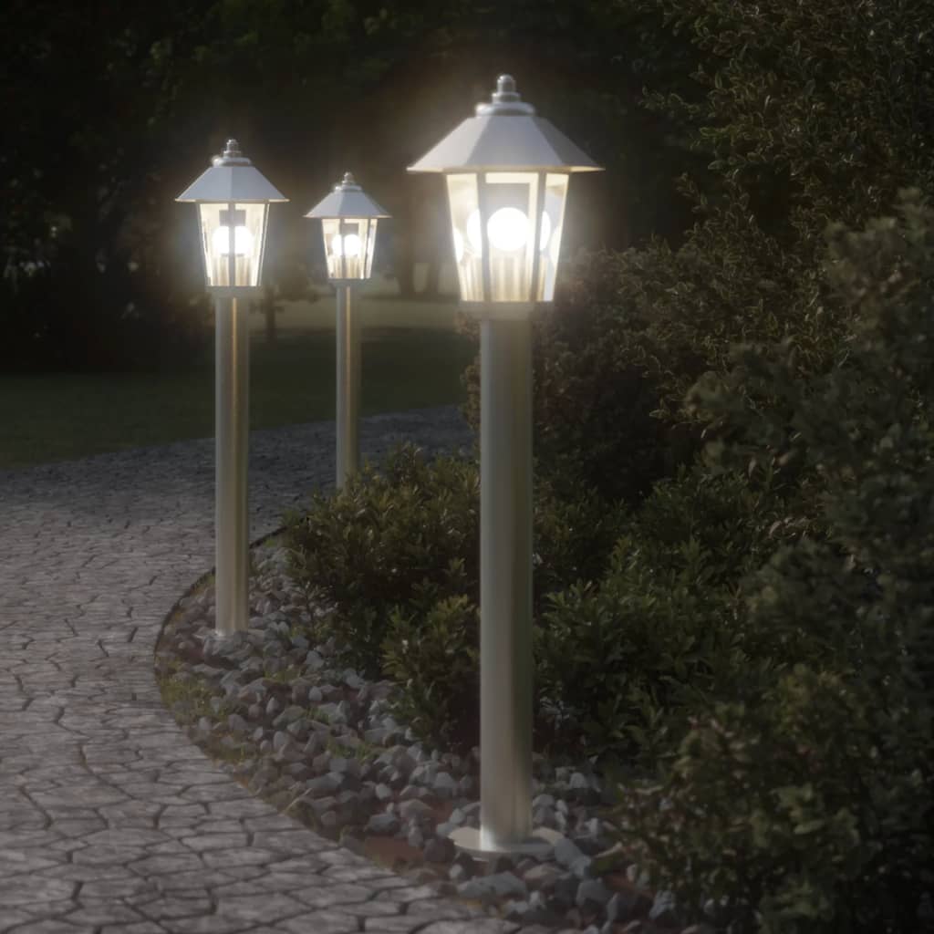 Utomhusgolvlampa 80 cm rostfritt stål