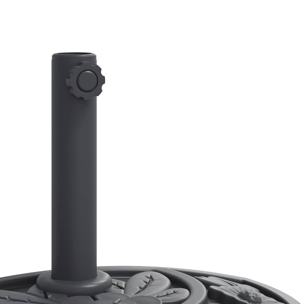 Parasollfot för Ø38 och Stolpar 9 Kg Halvrund