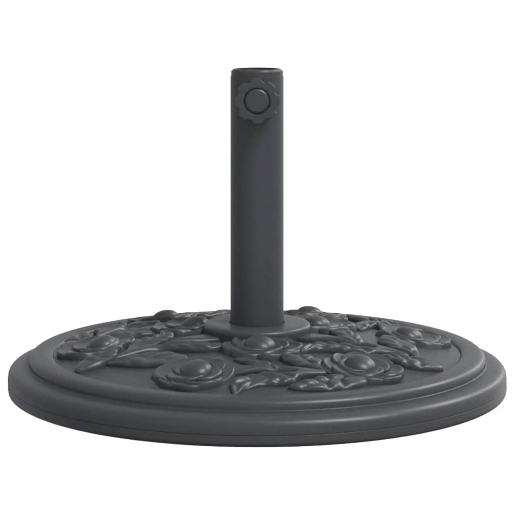 Parasollfot för Ø38 och 48 mm stolpar 12 kg rund