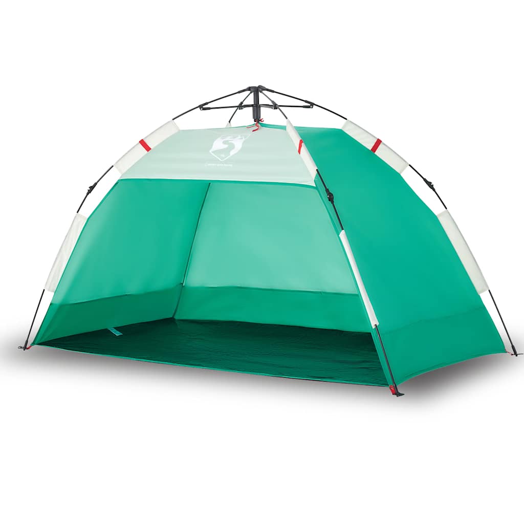 Strandtält 2 Personer Havsgrön Snabbrest Vattentätt