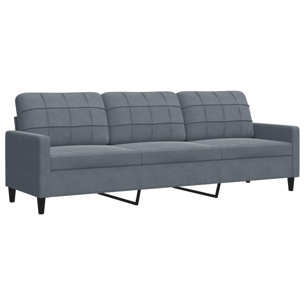 3-sitssoffa sammet
