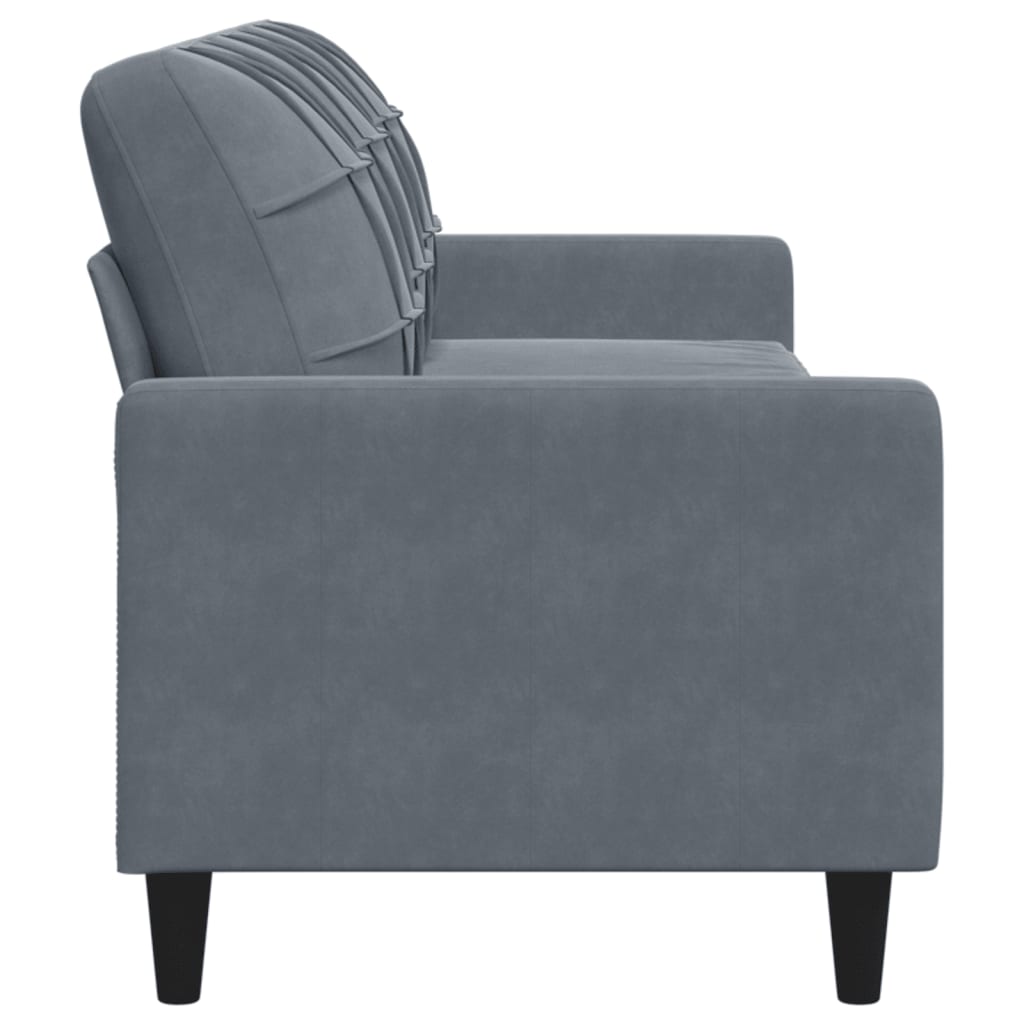 3-sitssoffa sammet