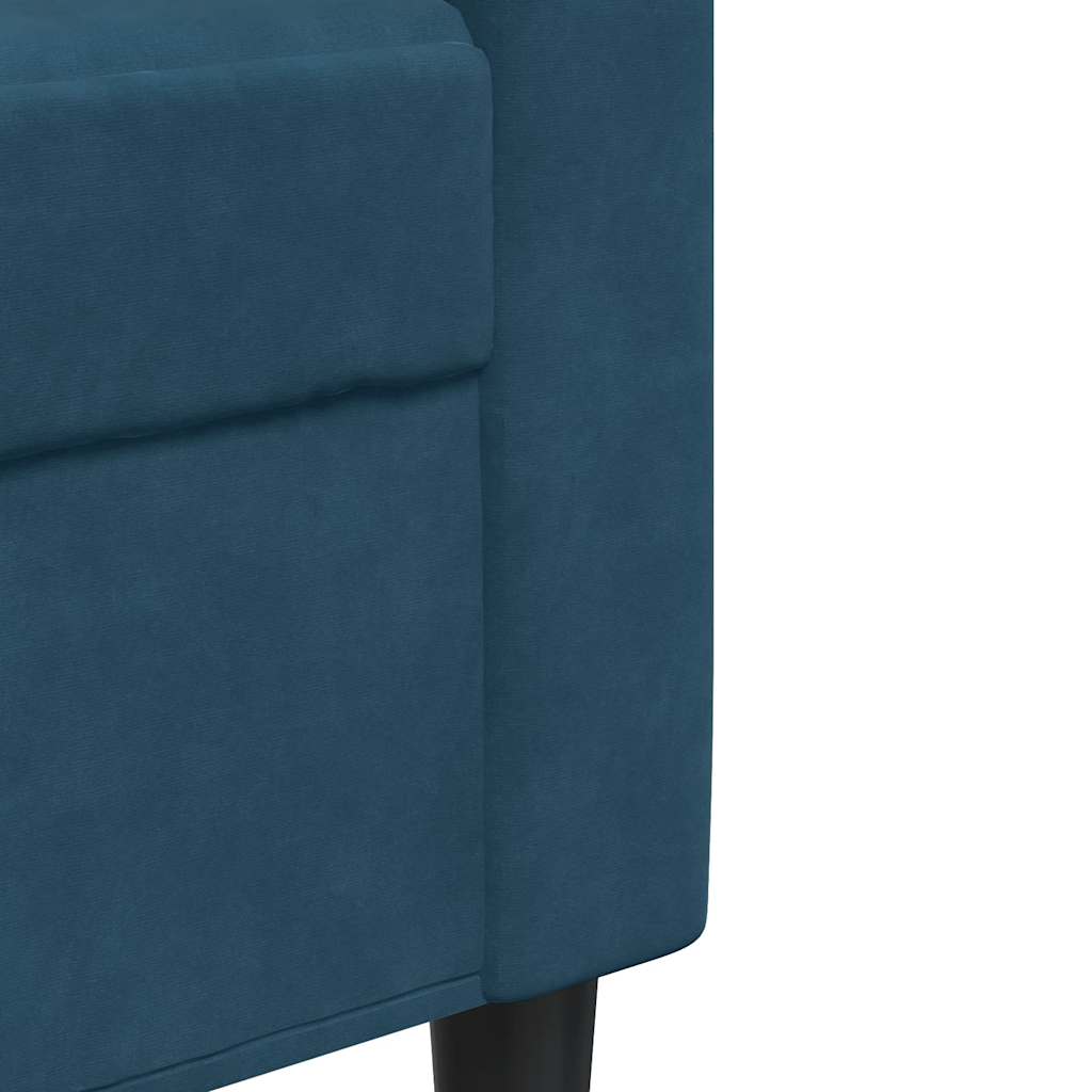 3-sitssoffa sammet