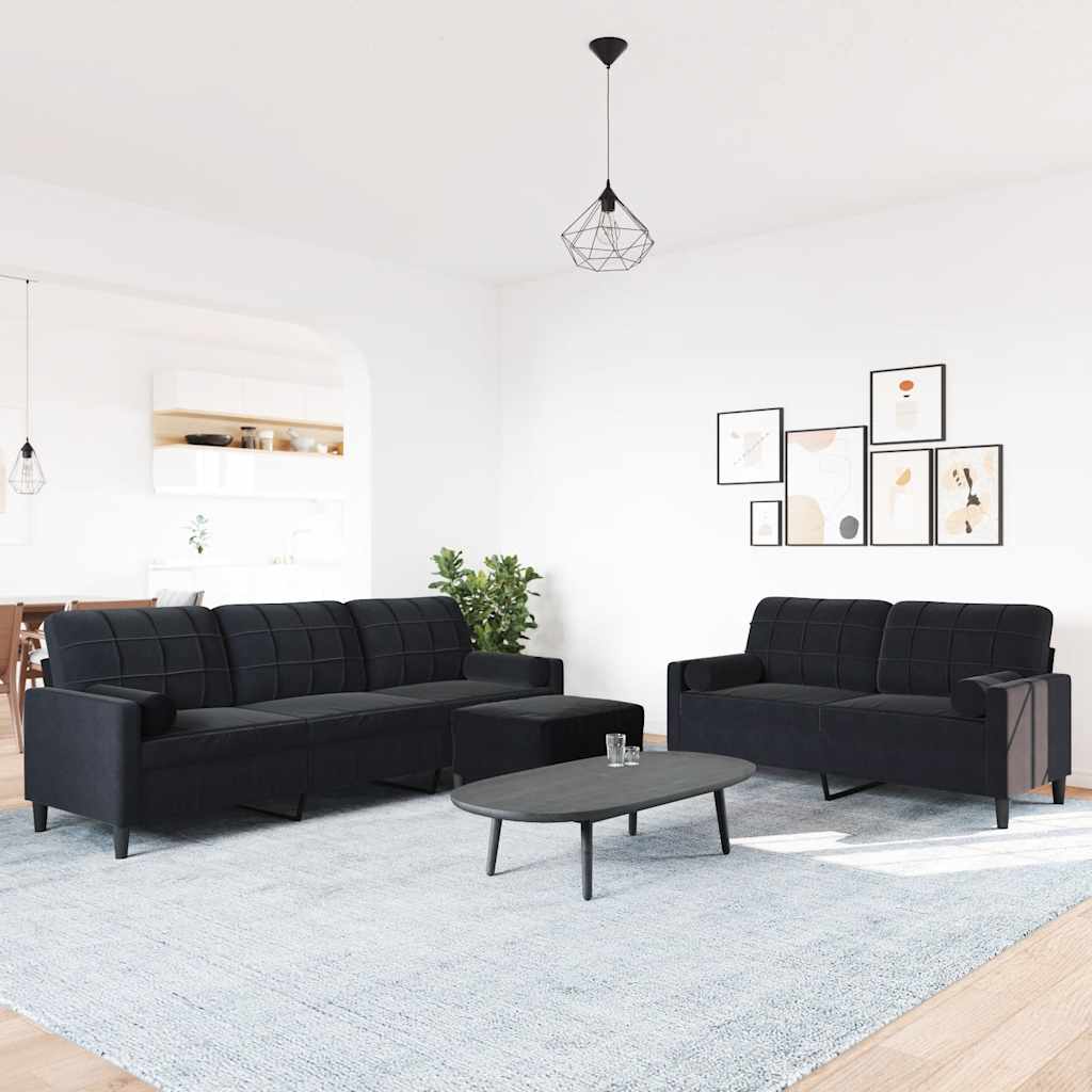 Soffgrupp Med Dynor Och Bolster 3 Delar