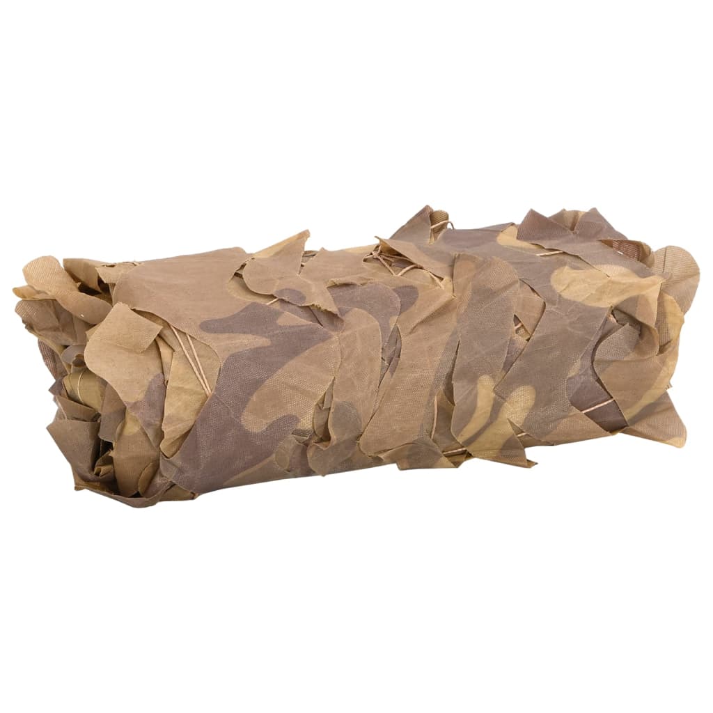 Camouflagenät med förvaringsväska sand