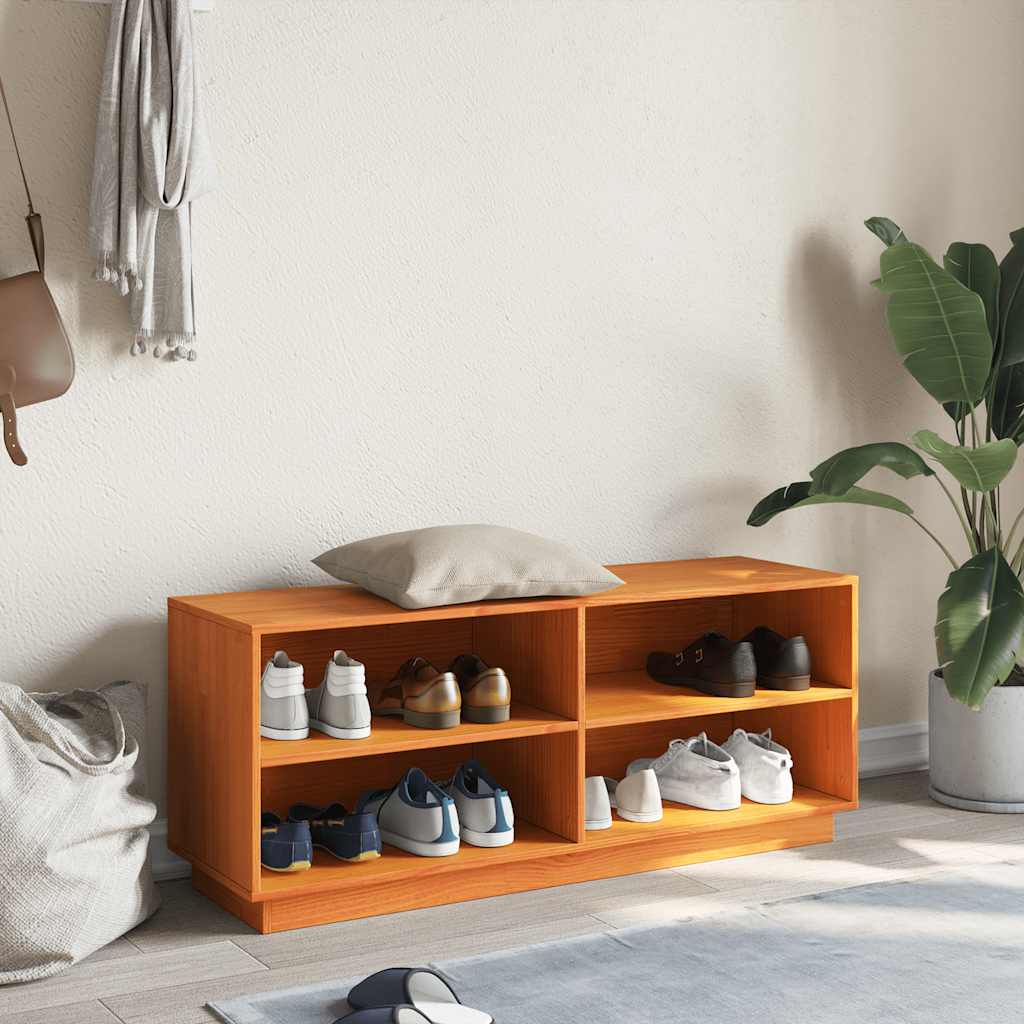 Tv-bänk massiv furu