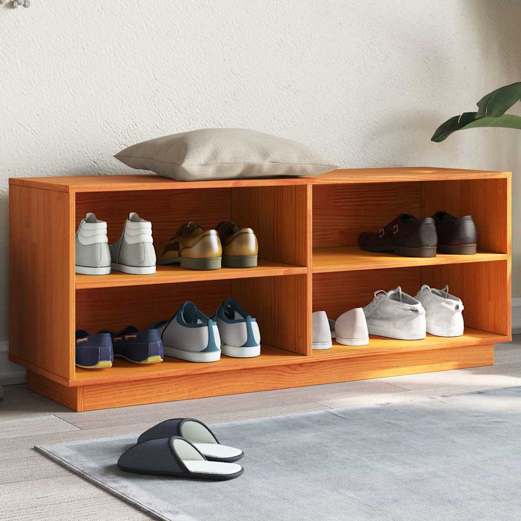 Tv-bänk massiv furu
