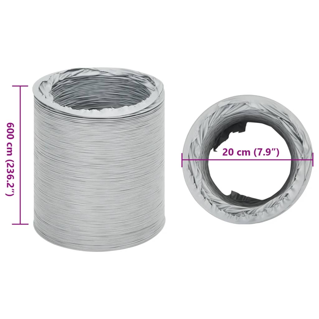 Frånluftsslang PVC 6 m Ø10 cm