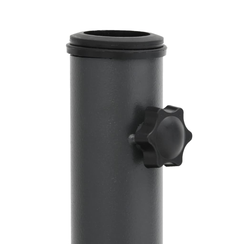 Parasollfot för Ø32 och 38 och 48 mm stolpar 17 kg fyrkantigt