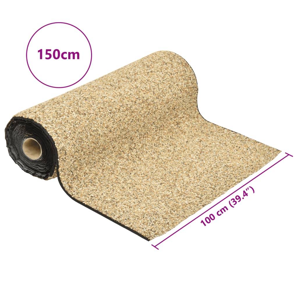 Kantmatta naturlig sand
