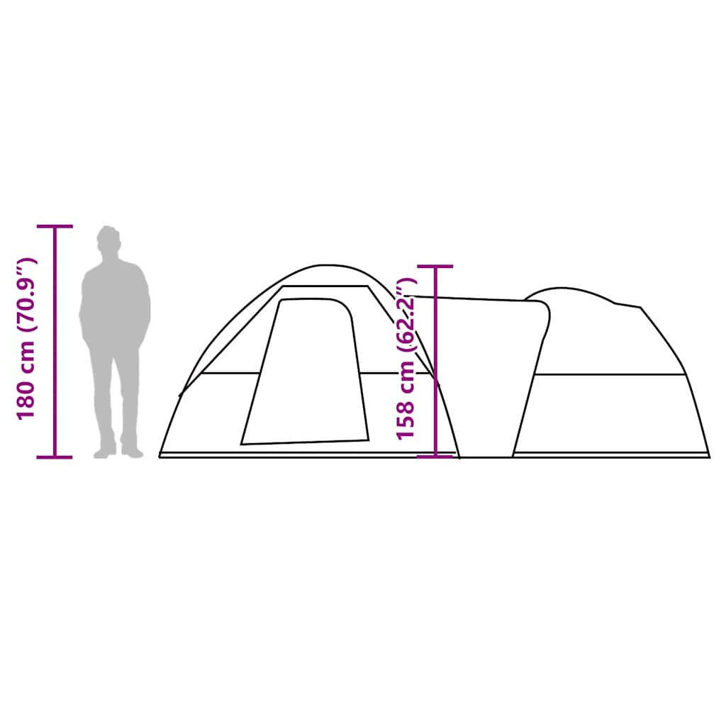 Campingtält 5 Personer Vattentätt
