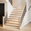 Trappstegsmattor 4 Pcs Obehandlad Massiv