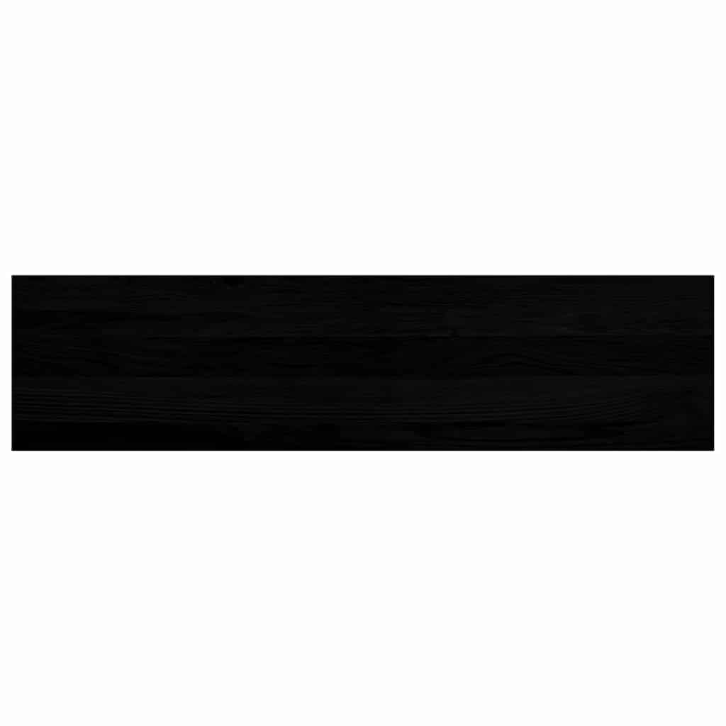 Trappstegsmattor 4 Pcs Brunsvart Massiv