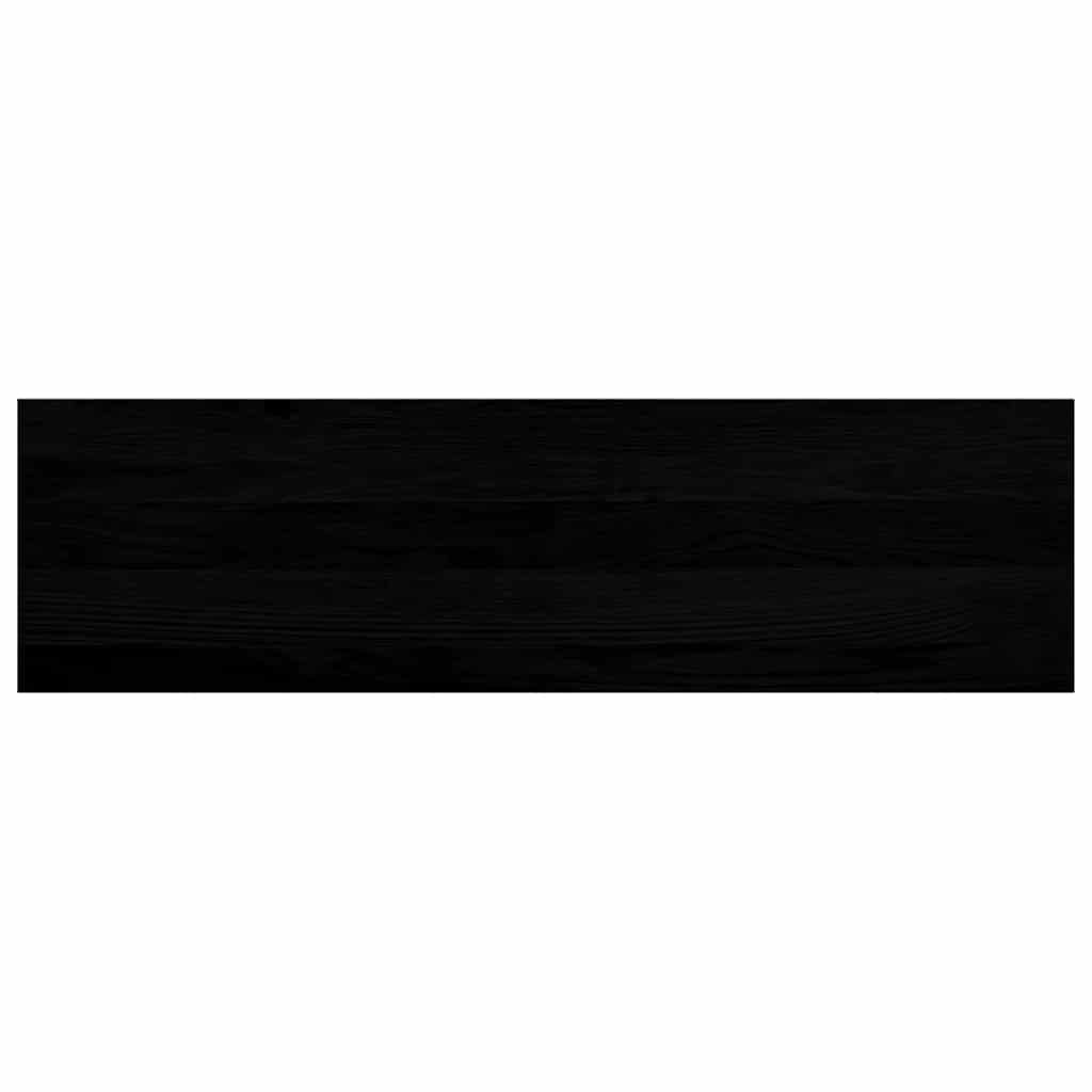 Trappstegsmattor 2 Pcs Brunsvart Massiv