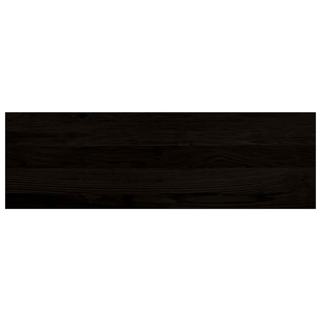 Trappstegsmattor 2 Pcs Brunsvart Massiv