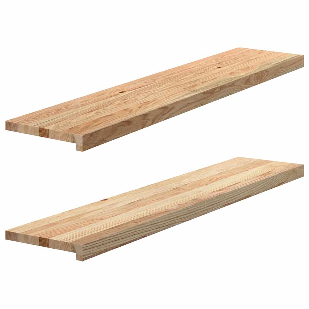 Fönsterbänkar 2 St Obehandlad Massiv