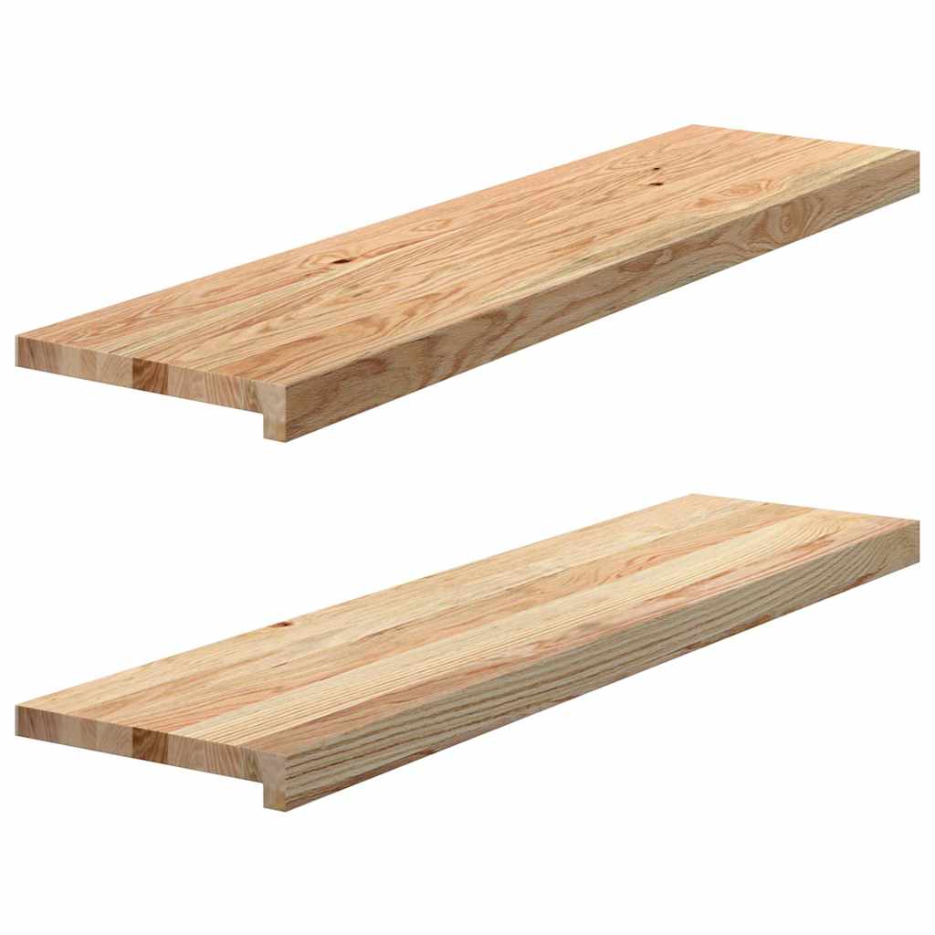 Fönsterbänkar 2 St Obehandlad Massiv
