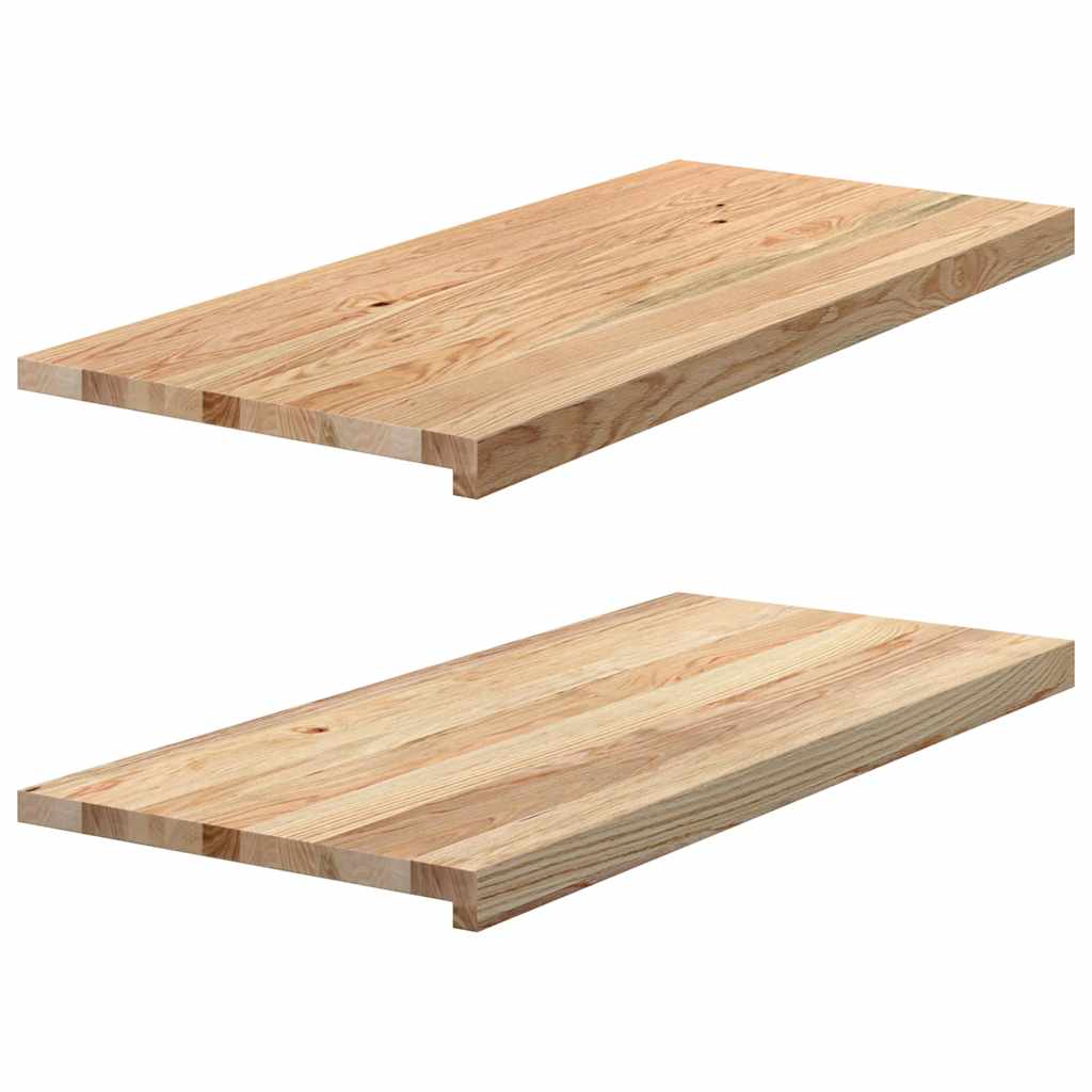 Fönsterbänkar 2 St Obehandlad Massiv