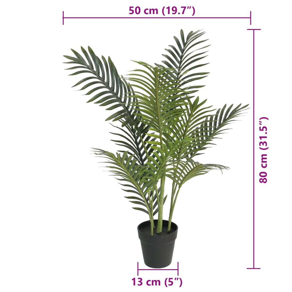 Konstväxt palm 80 cm PP