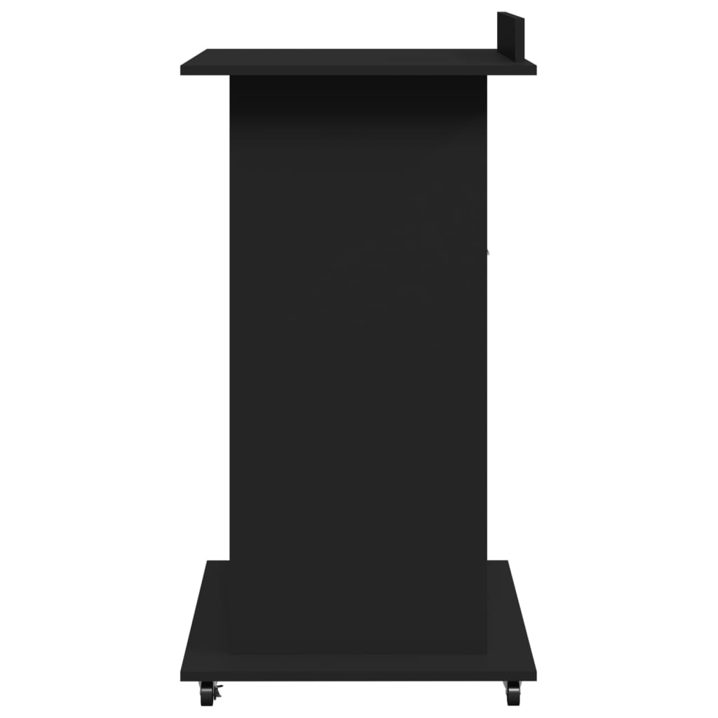 Talarstol med hjul & låda konstruerat trä