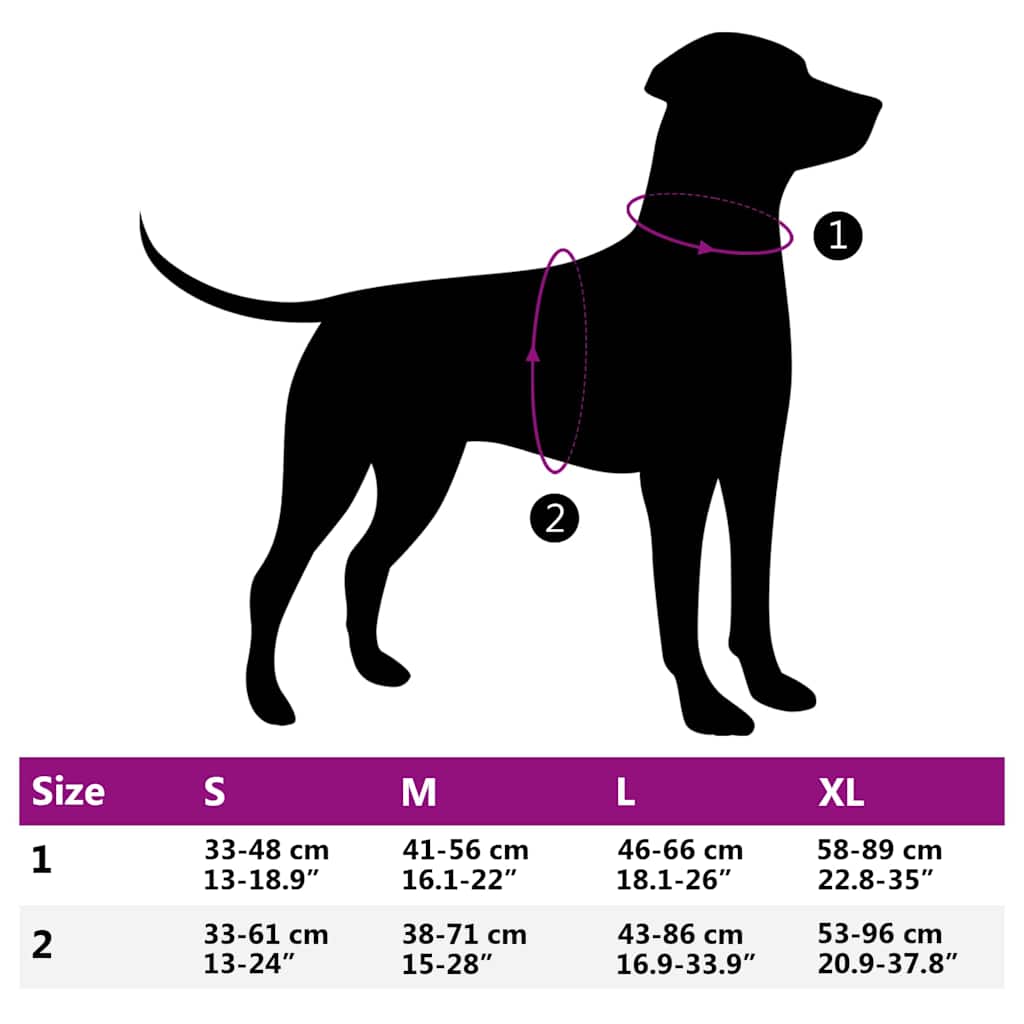 Hundsele med Reflekterande Ränder Justerbar Xl