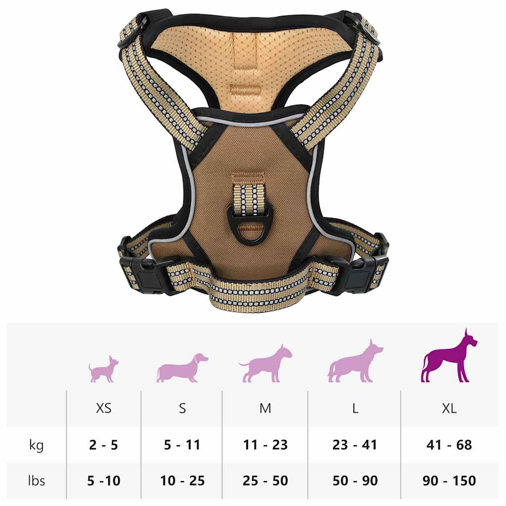Hundsele med Koppel & Krage Justerbar Xl