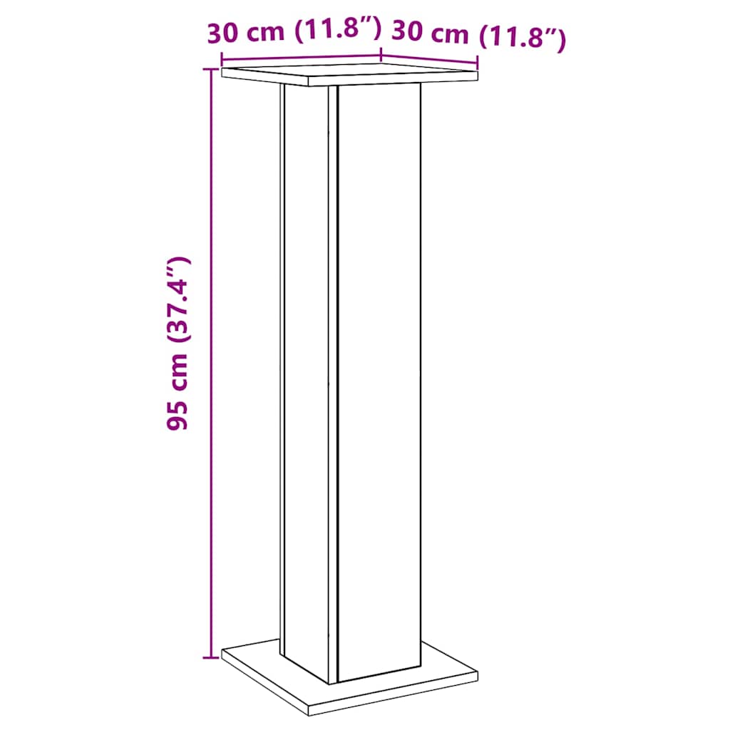 Högtalarställ konstruerat trä