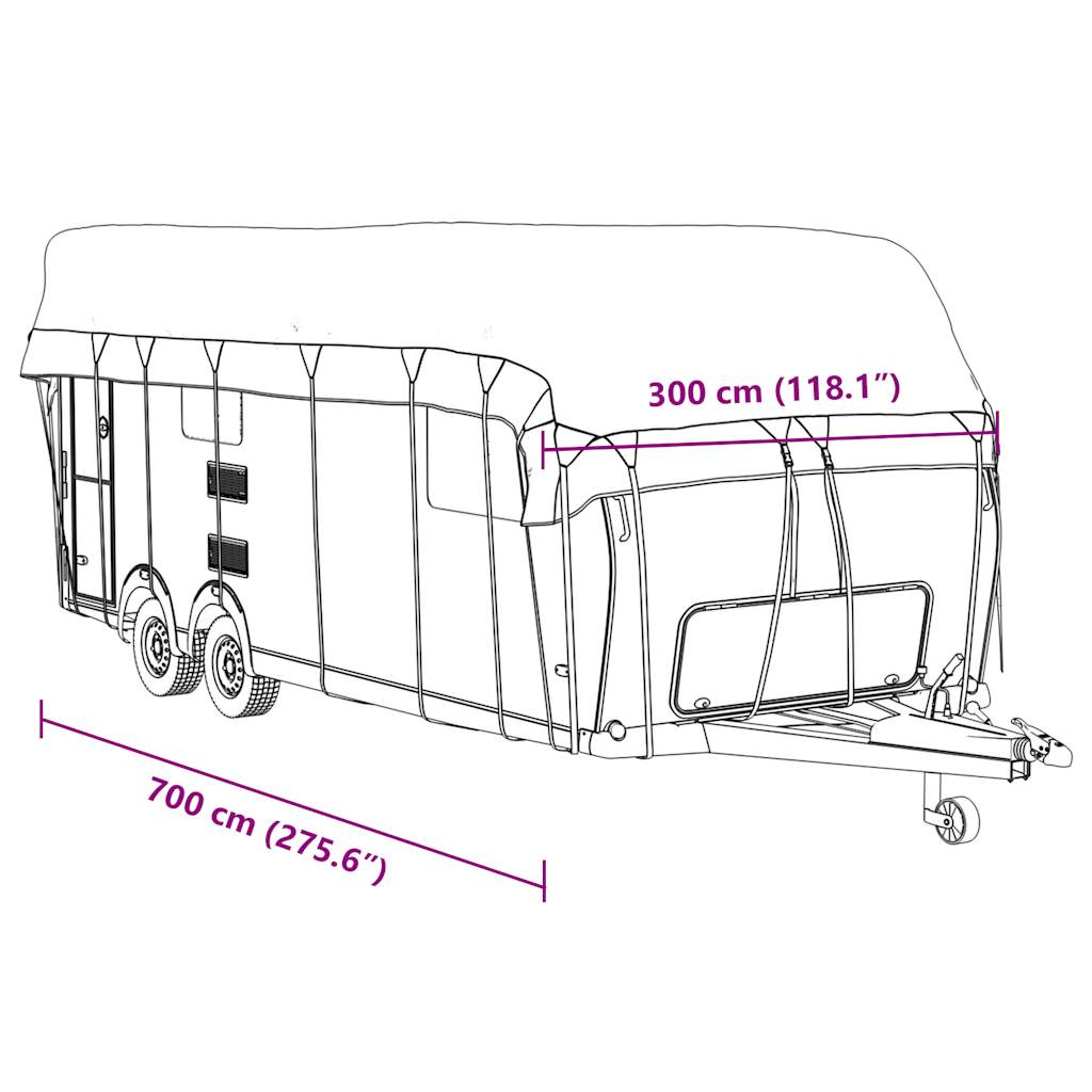 Takskydd för Husvagn Non-woven