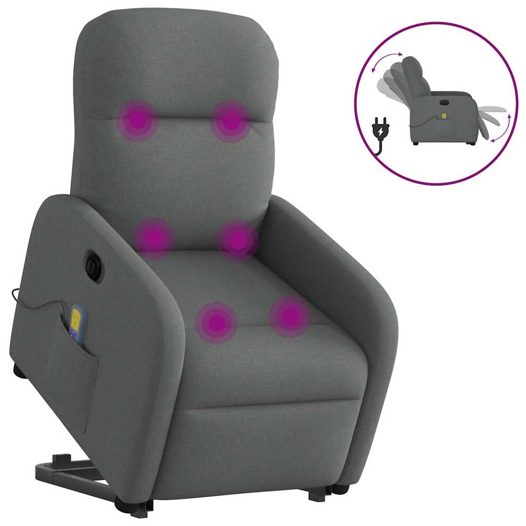 Elektrisk Massagefåtölj Med Uppresningshjälp