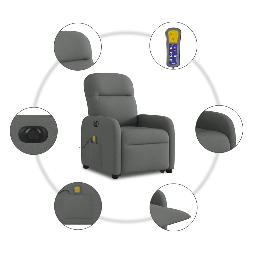 Elektrisk Massagefåtölj Med Uppresningshjälp