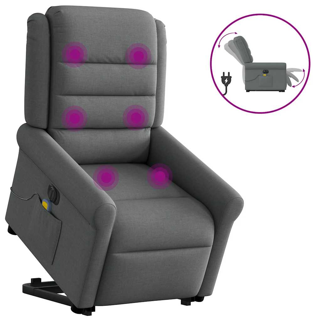 Elektrisk Massagefåtölj Med Uppresningshjälp