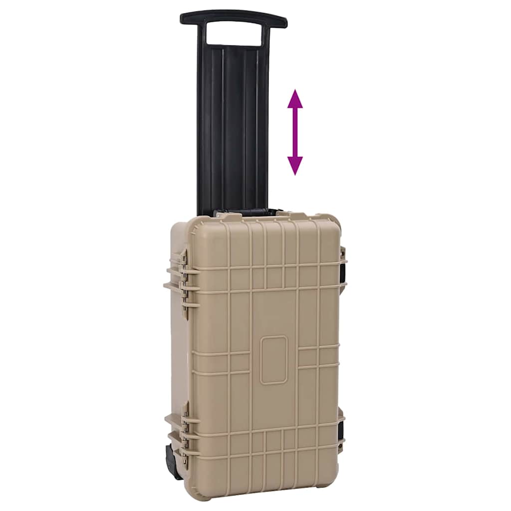 Hårt Bagagefack Sand Polypropen Abs